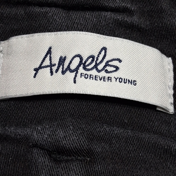 Angels Forever Young Black Denim Pants  Size 14L - Picture 9 of 10